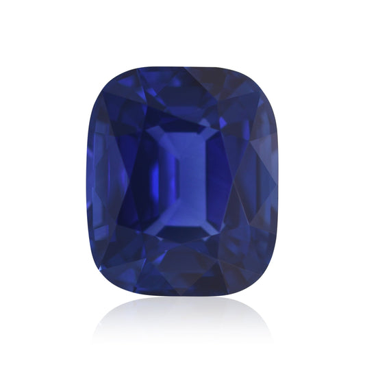 12,77 Karat blauer sri-lankischer Kissen-Saphir CD