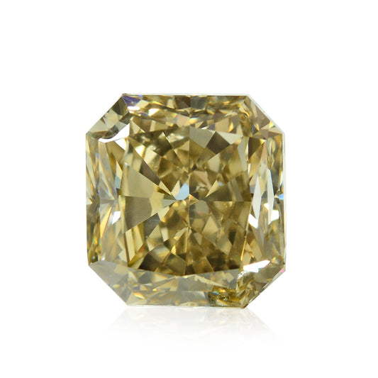 1,35 Karat Fancy Brownish Yellow Radiant VS2 IGI