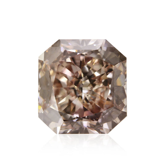 2,03 Karat Fancy Pinkish Brown Radiant VS2 GIA