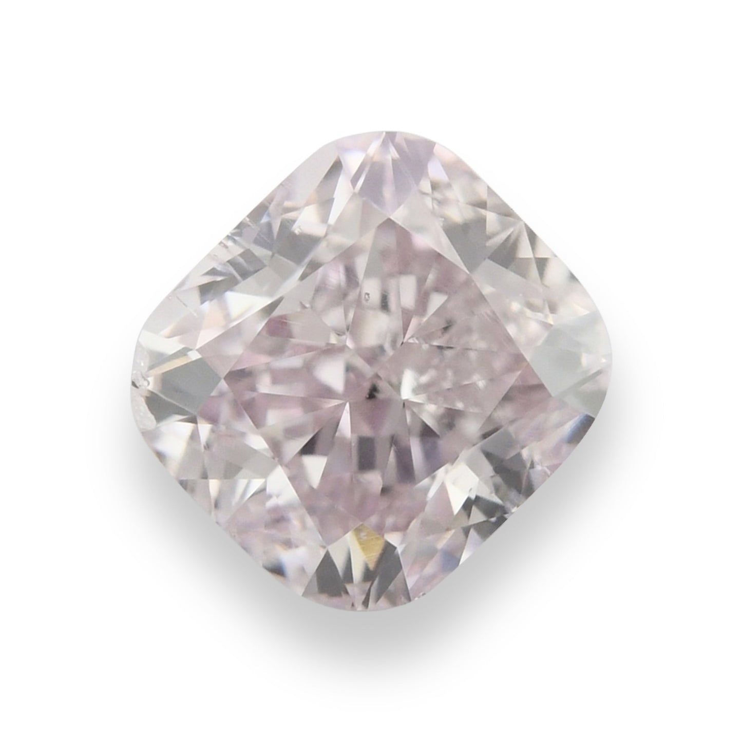 0,61 Karat Fancy Purplish Pink Cushion Diamant SI2 GIA