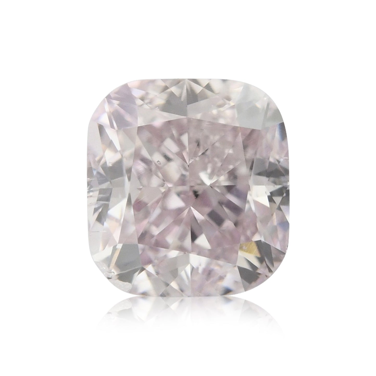 0,61 Karat Fancy Purplish Pink Cushion Diamant SI2 GIA