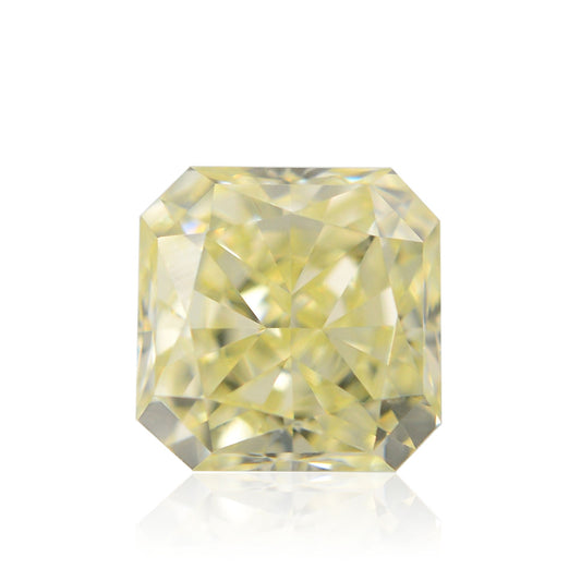 0,63 Karat Fancy Light Yellow Radiant Diamant VVS1 IGI