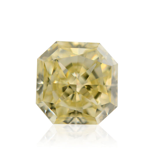 0.57 Carat Fancy Light Brownish Yellow Radiant Diamond VVS2 IGI