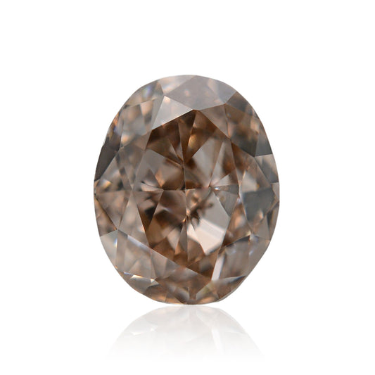 0,68 Karat Fancy Light Brown Ovaler Diamant VS2 GIA