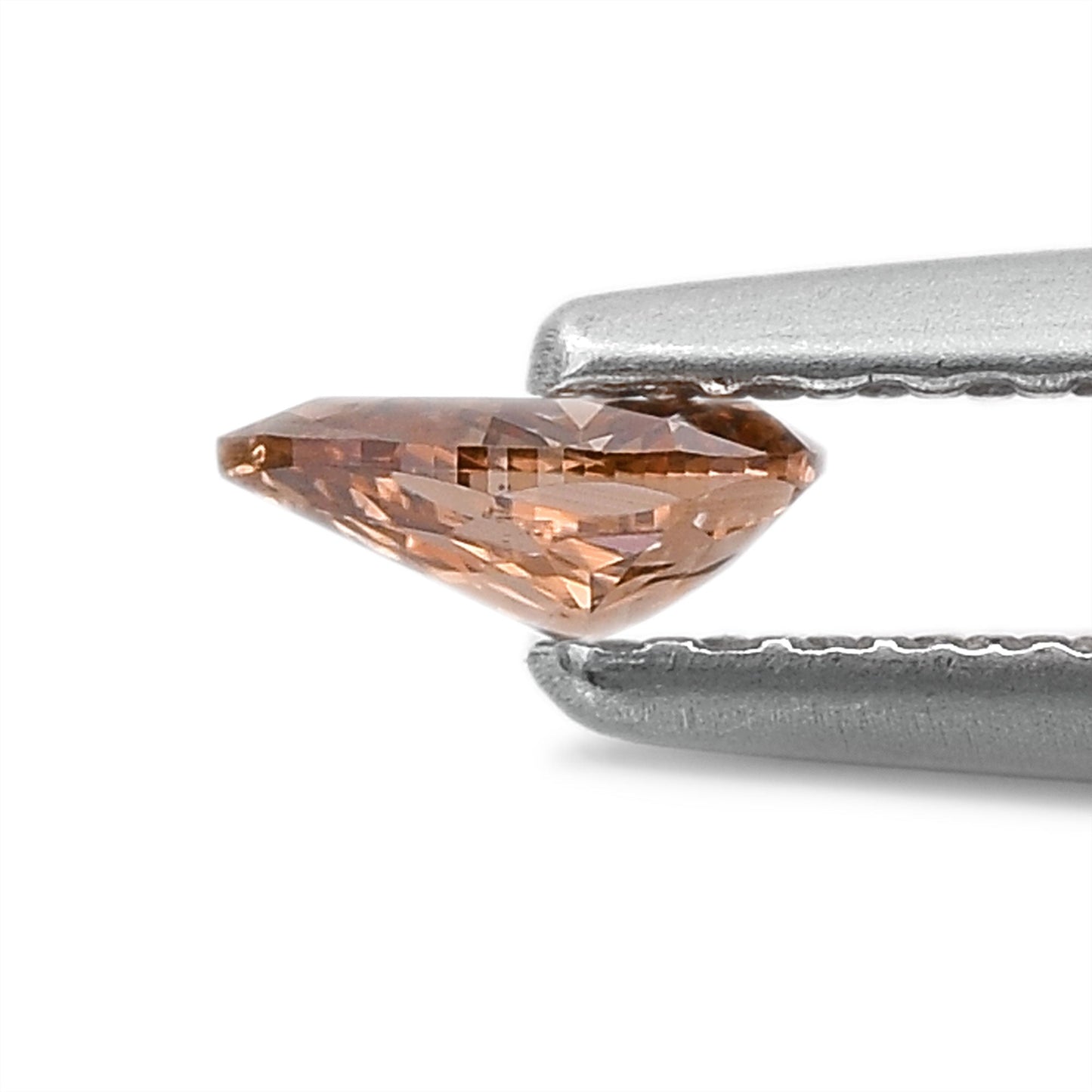 0,20 Karat Fancy Deep Pink Brown Birnenförmiger Diamant (SI2) GIA