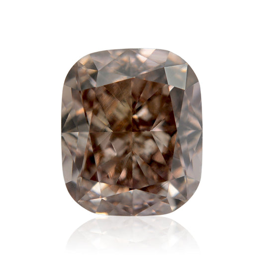1,03 Karat Fancy Pinkish Brown Cushion Diamond VS2 GIA