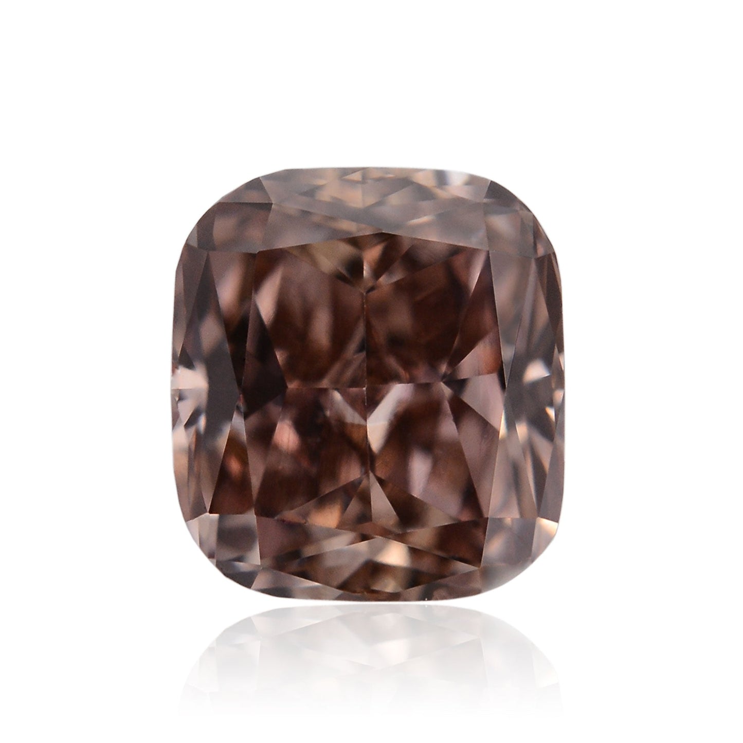 0,69 Karat Fancy Dark Pink Brown Radiant (VS2) GIA