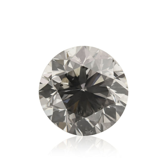 2,00 Karat Fancy Gray Runder Diamant I1 GIA