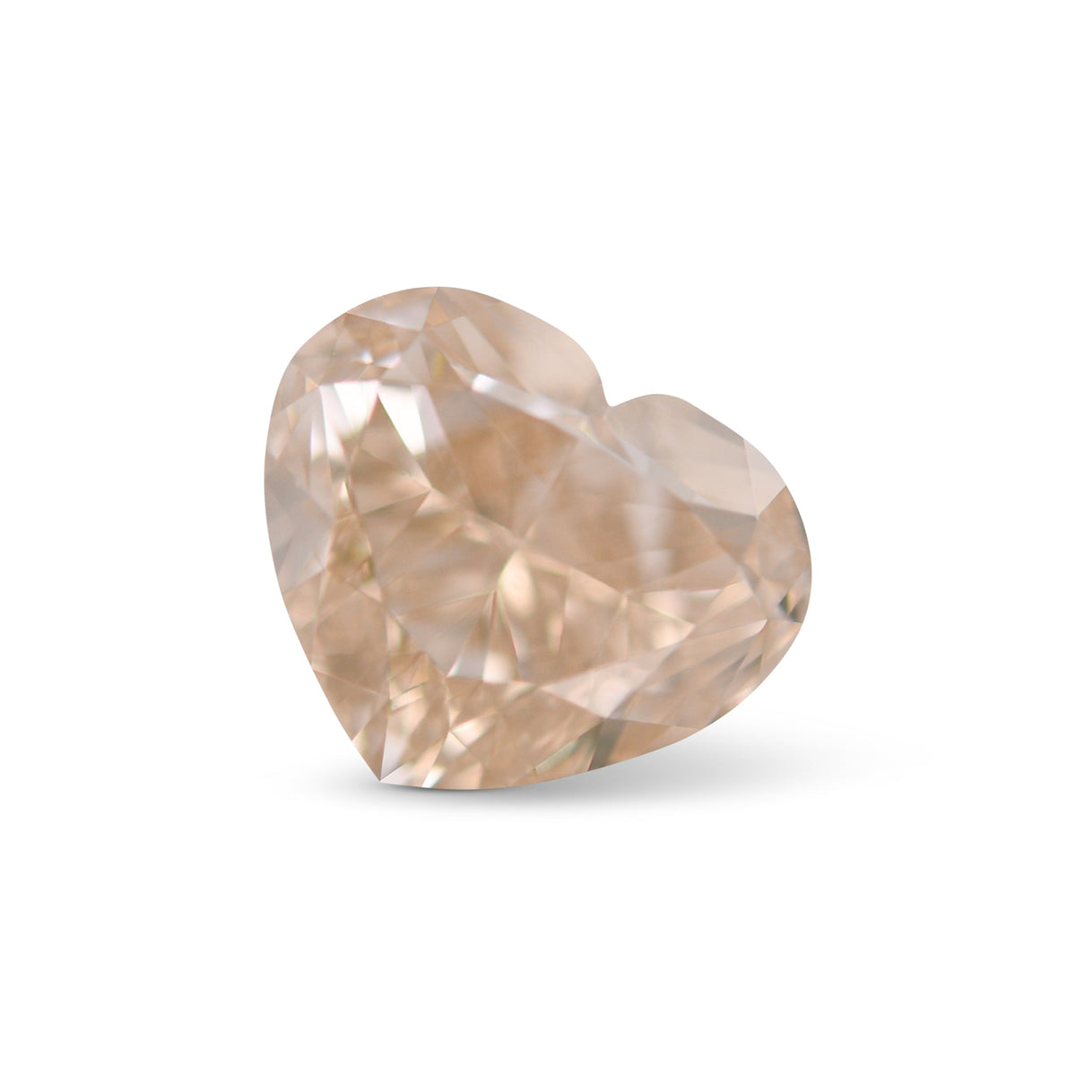 Herzförmiger Diamant | 2,01 ct | Fancy Light Yellow Brown | VS2 | GIA | Ref 716522