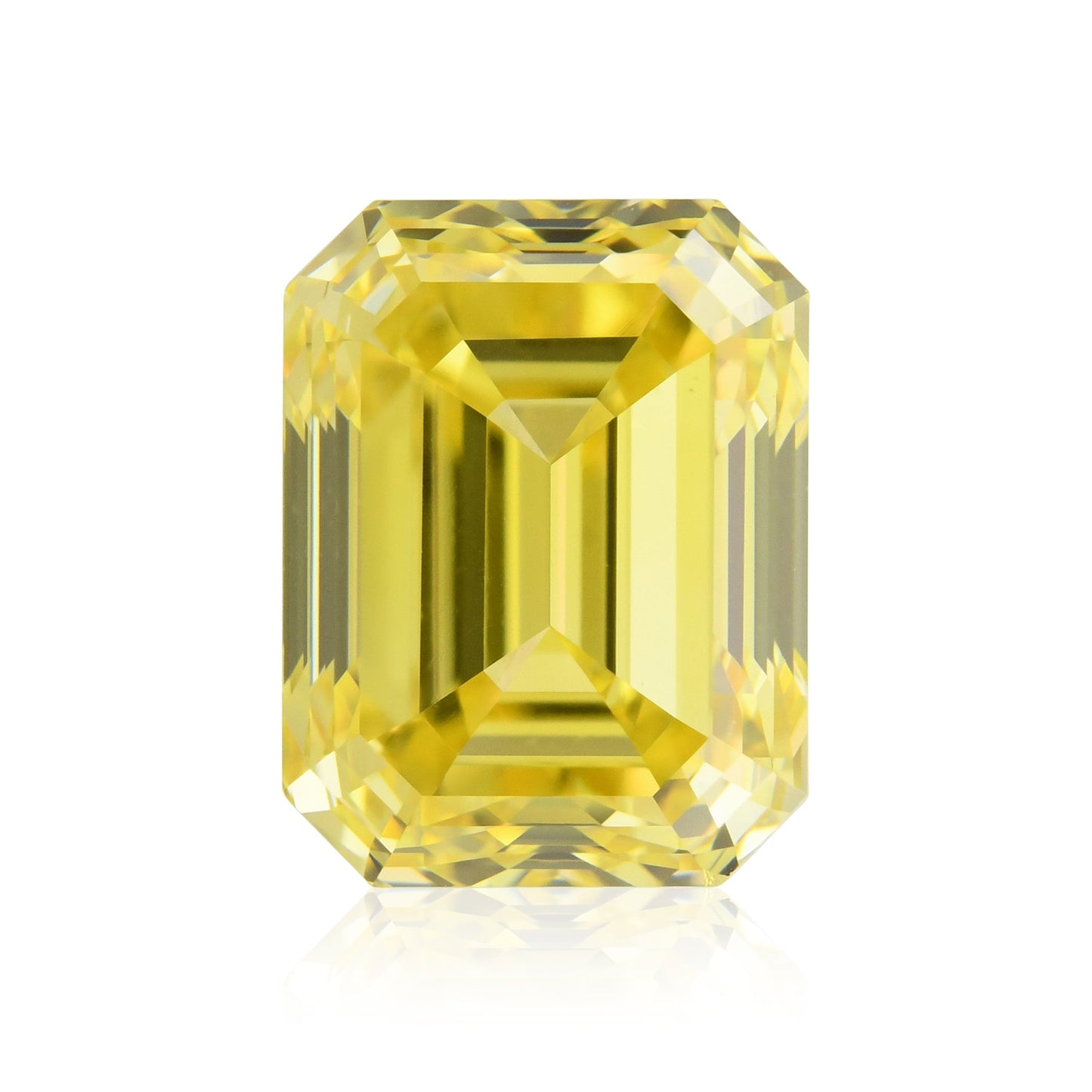 2,01 Karat Fancy Vivid Yellow Emerald Diamond VS1 GIA