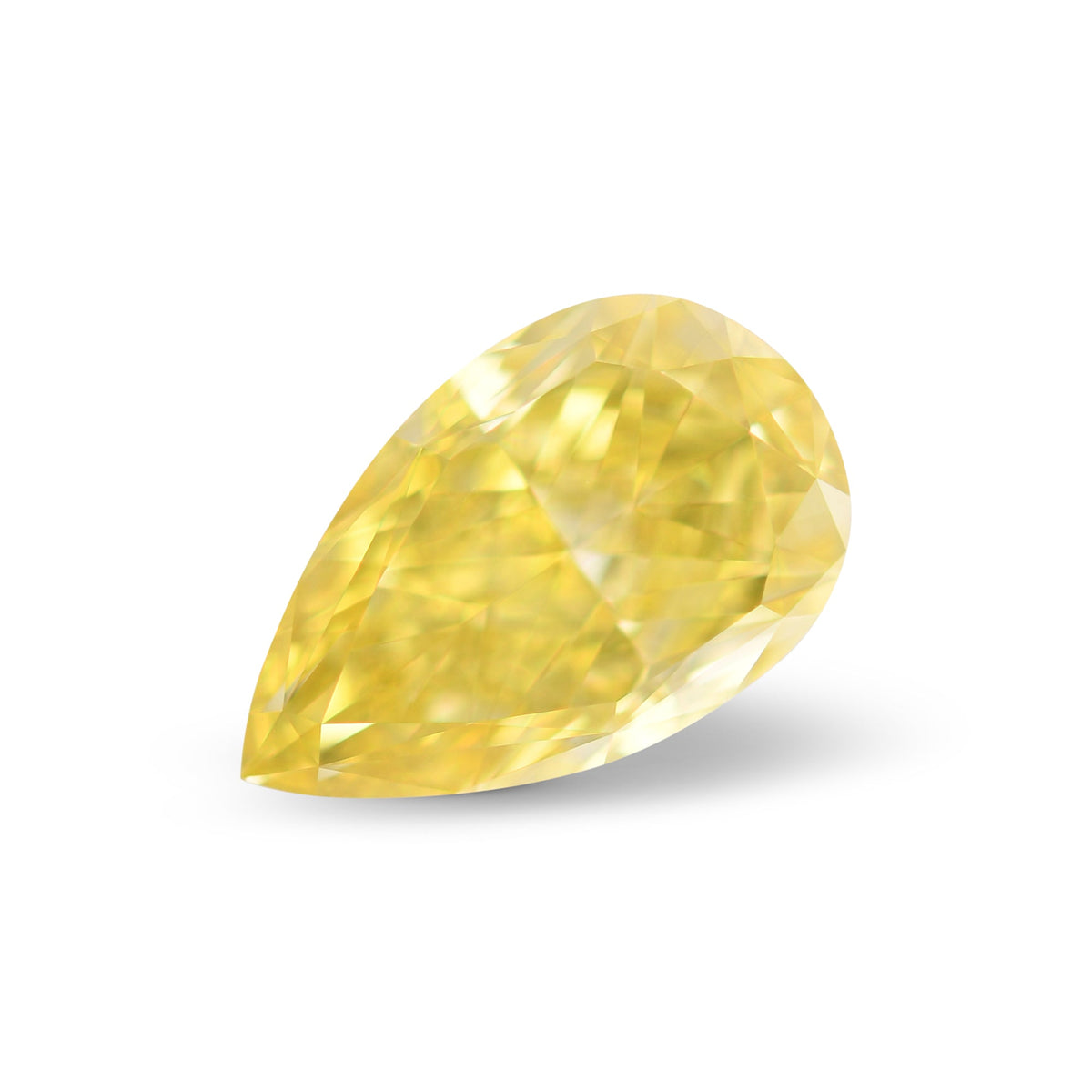Birnenförmiger Diamant | 2,01 ct | Fancy Vivid Yellow | IF | GIA | Ref. 714598