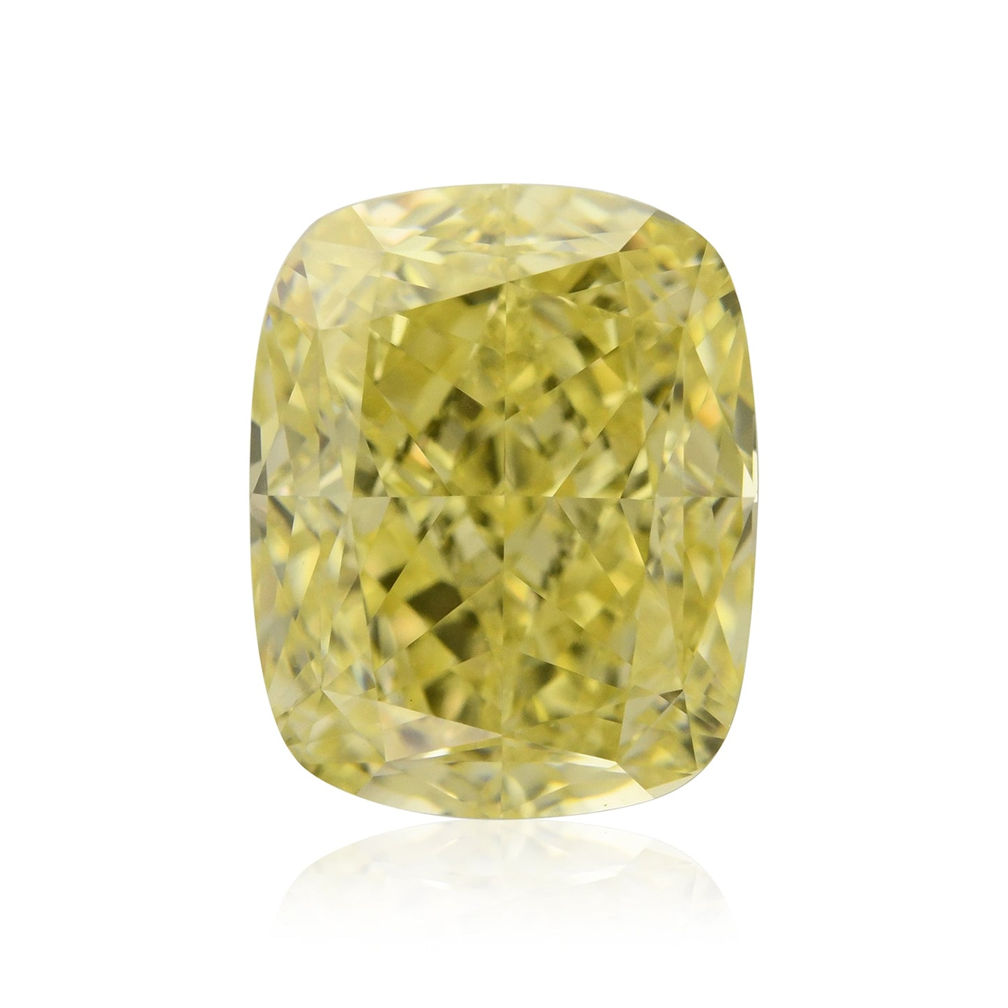 2.01 Carat Fancy Yellow Cushion Diamond VVS2 GIA