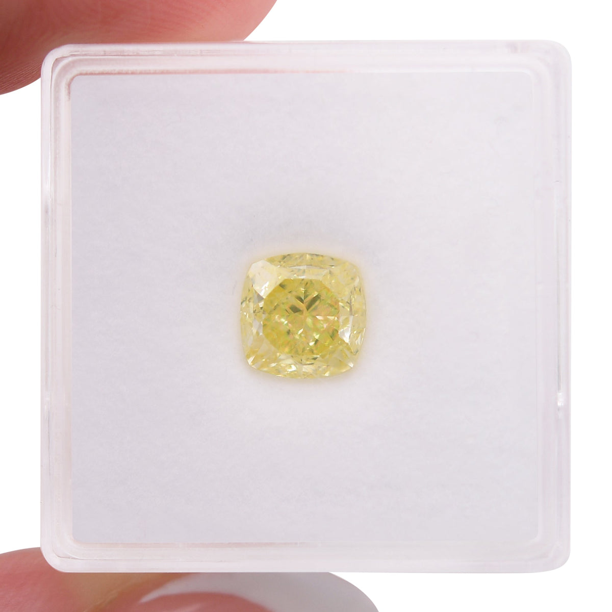 Kissenförmiger Diamant | 2,01 ct | Gelbschliff | VVS2 | GIA | Ref. 714590