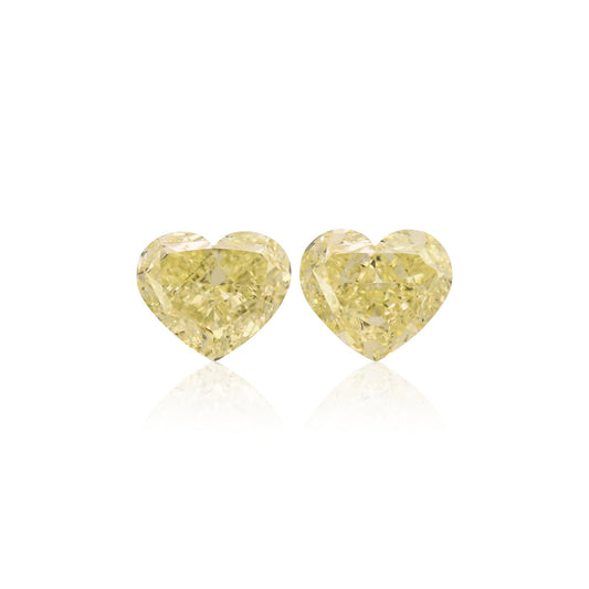 2,02 Karat Fancy Light Yellow Herz-Diamanten VS1 GIA