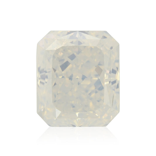 2,02 Karat Fancy White Radiant I2 GIA