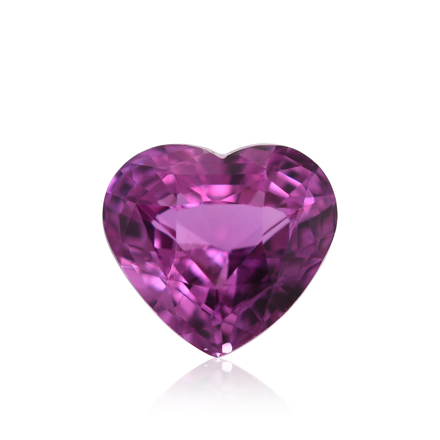 2,03 Karat rosafarbener MADAGASKAR-Herzsaphir