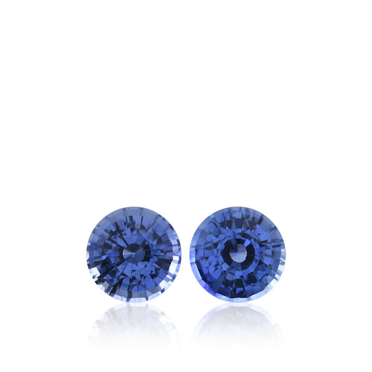 2,05 Karat blauer runder Saphir aus Sri Lanka