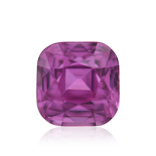 2,06 Karat rosafarbener MADAGASKAR-Kissen-Saphir
