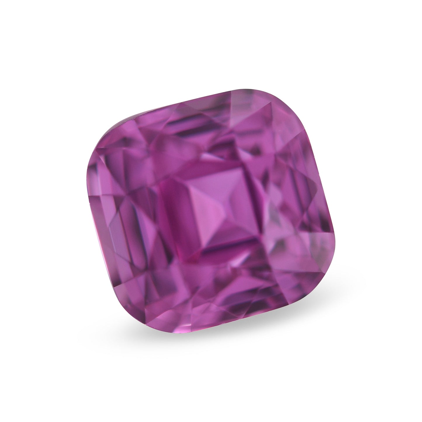 2,06 Karat rosafarbener MADAGASKAR-Kissen-Saphir