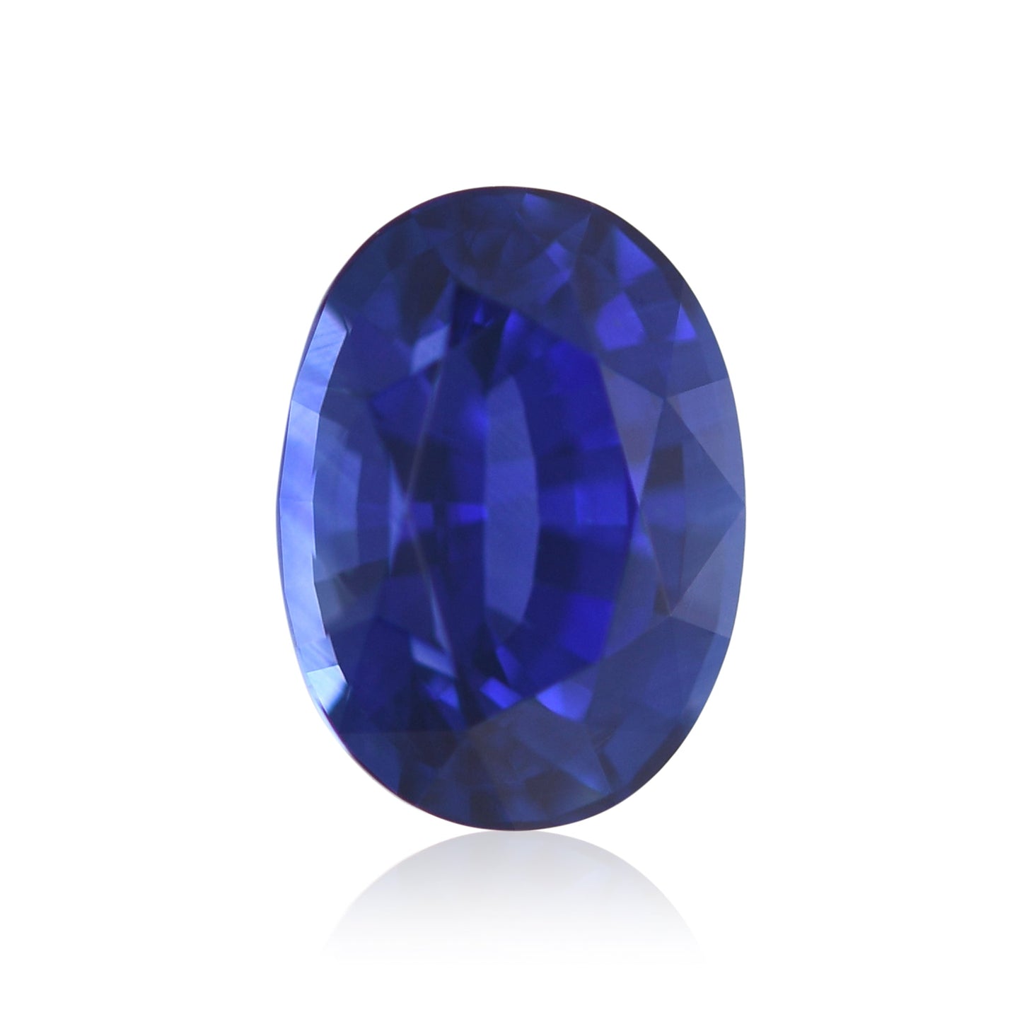 2,06 Karat blauer ovaler Saphir aus Sri Lanka