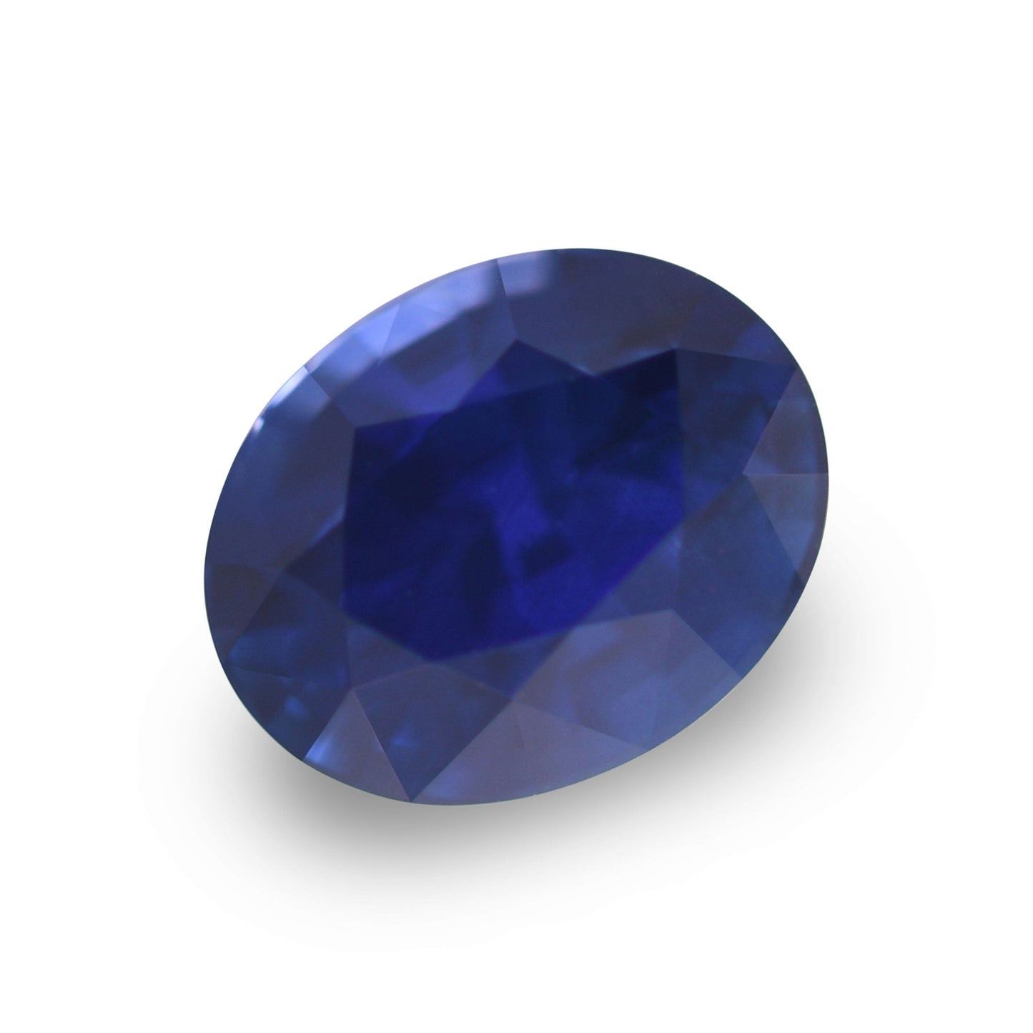 2,07 Karat blauer ovaler Saphir aus Sri Lanka