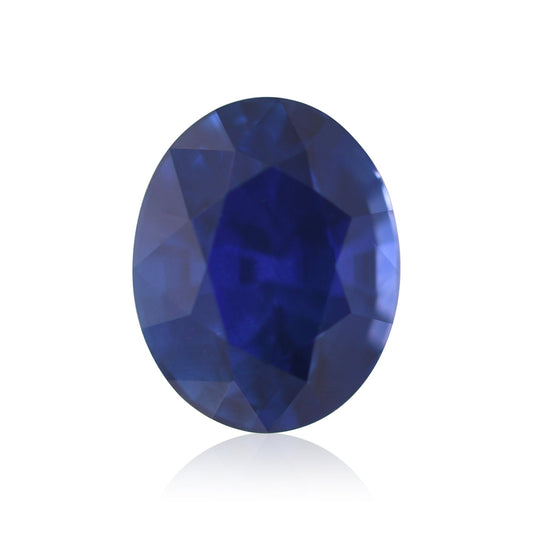 2,07 Karat blauer ovaler Saphir aus Sri Lanka