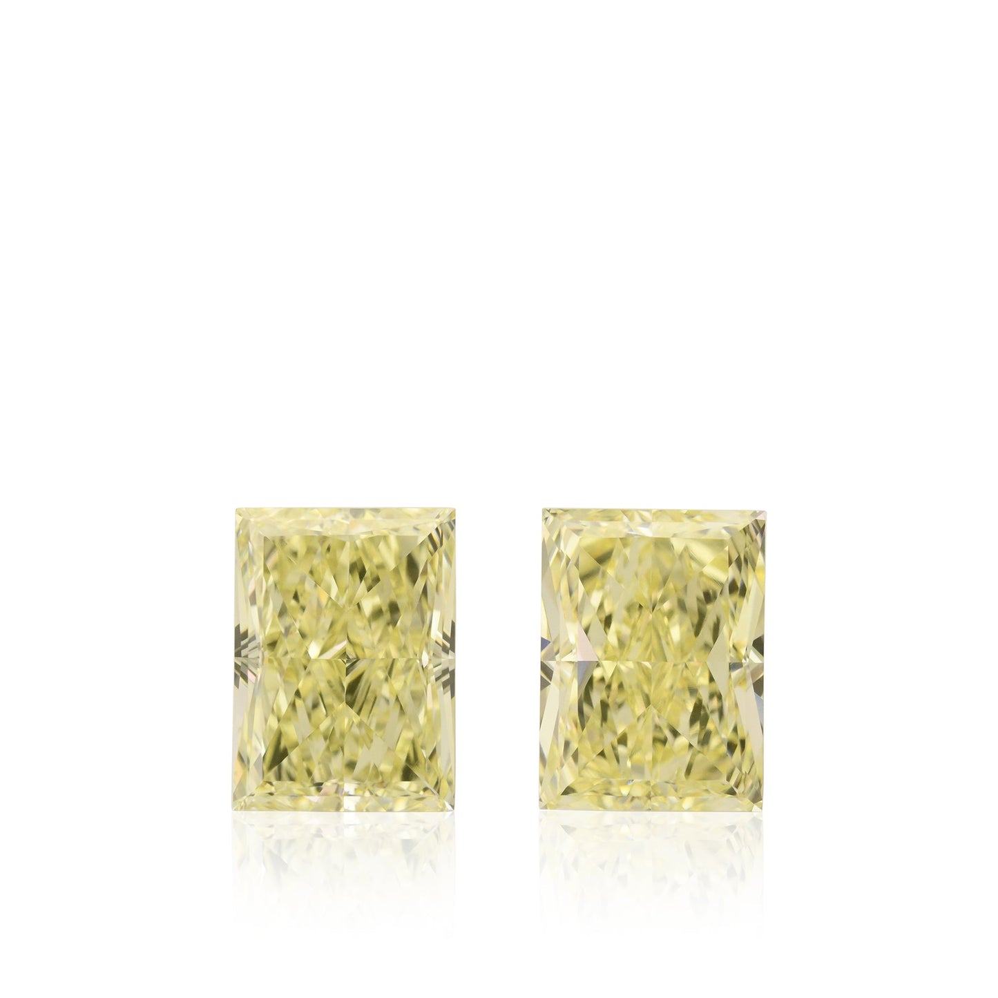 2,07 Karat hellgelbe Prinzessdiamanten, VS2, GIA