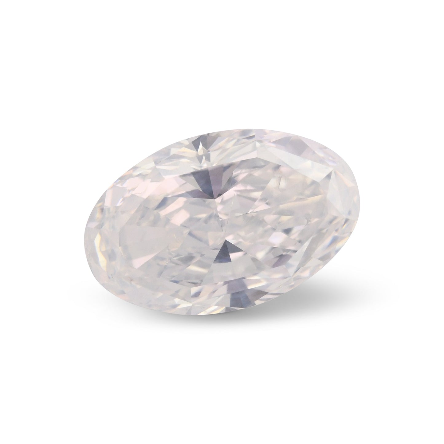 2.08 Carat Fancy White Oval Diamond I1 GIA