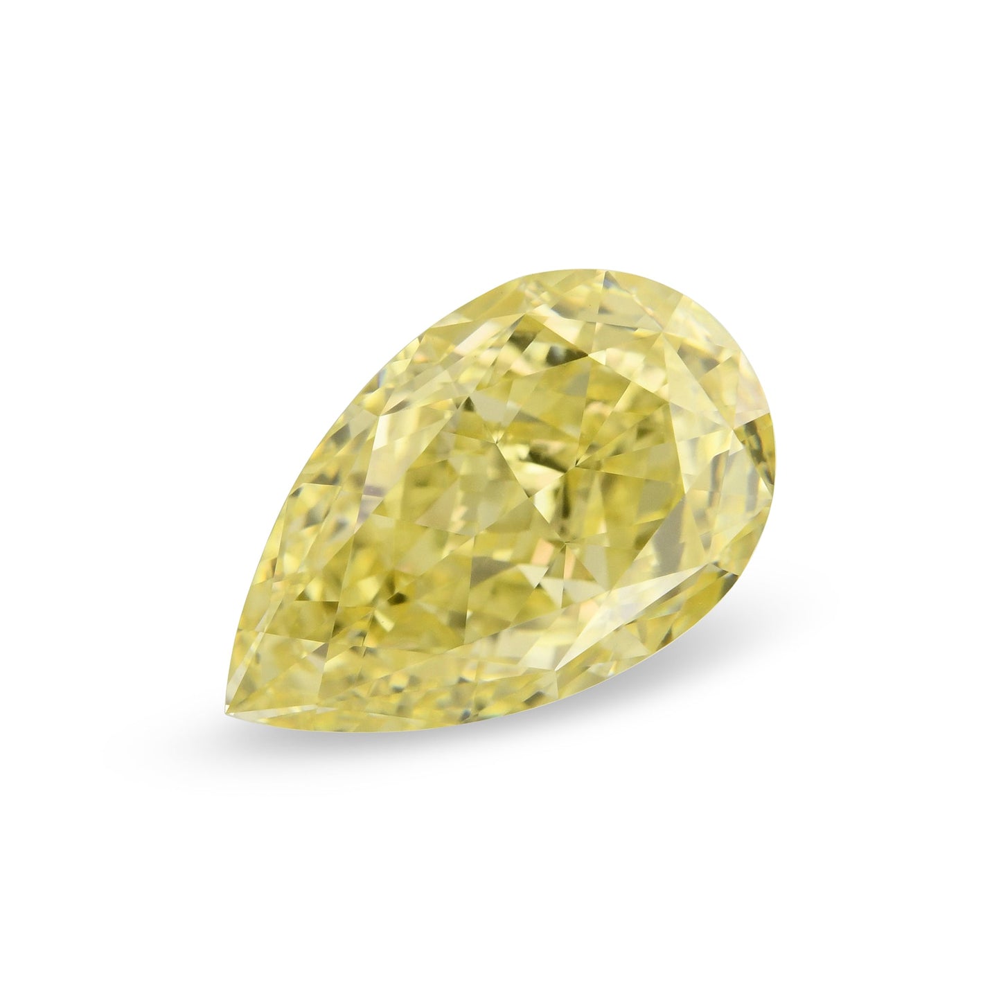 2,11 Karat Fancy Intense Yellow Birnenförmiger Diamant IF GIA