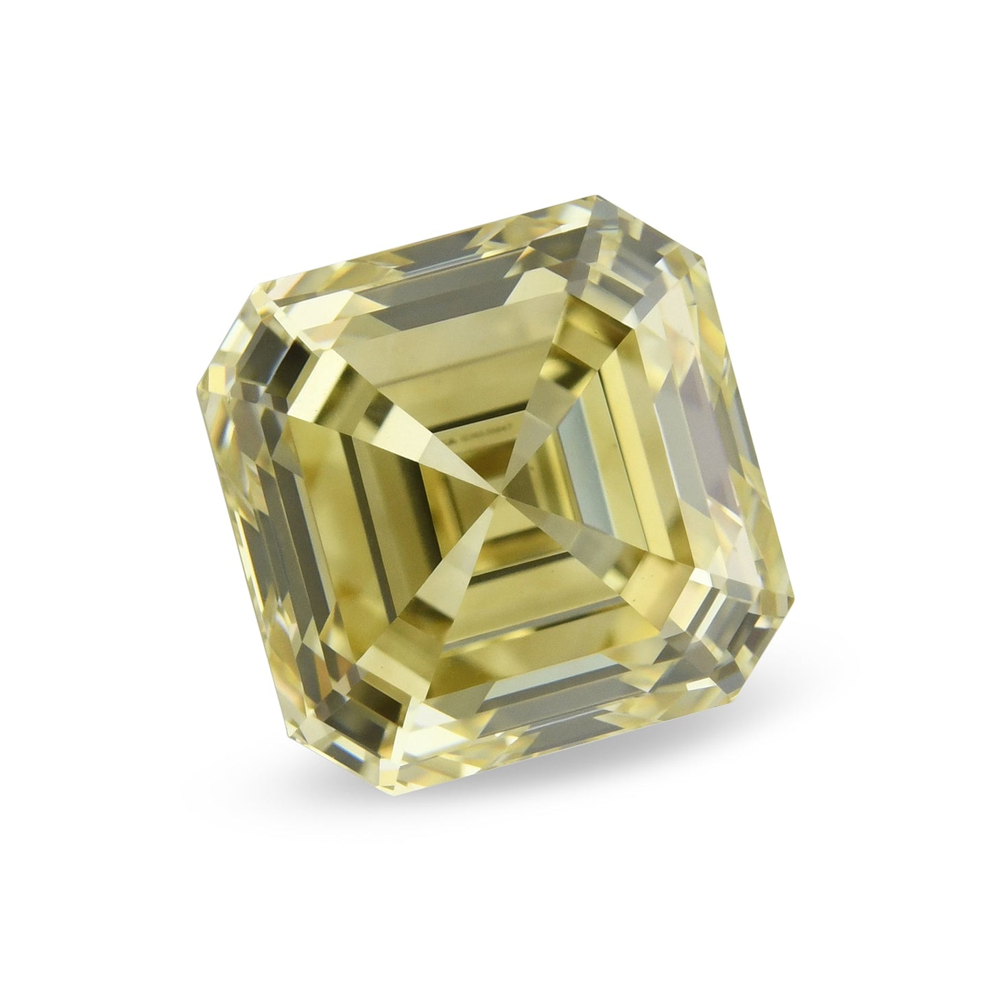 2,13 Karat Fancy Brownish Yellow Asscher Diamant VS1 GIA