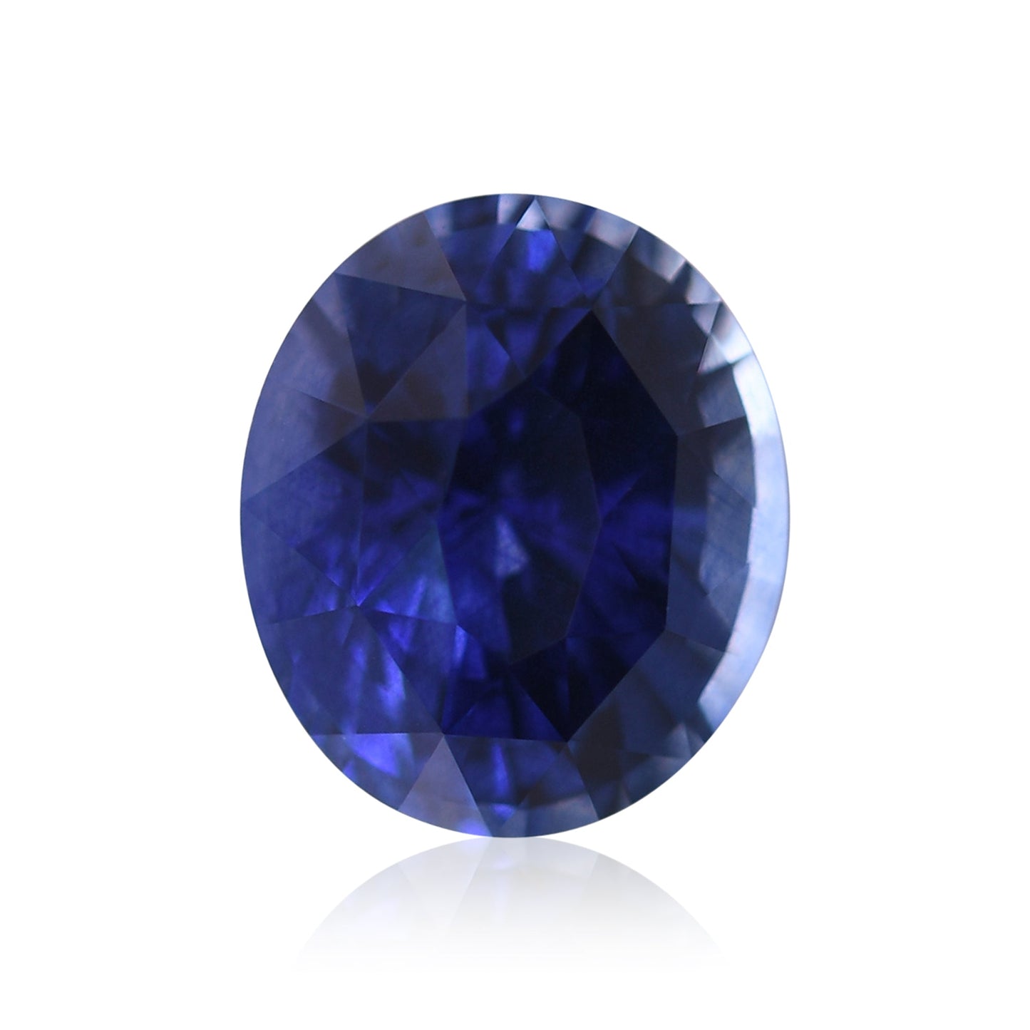 2,13 Karat blauer ovaler Saphir aus Sri Lanka