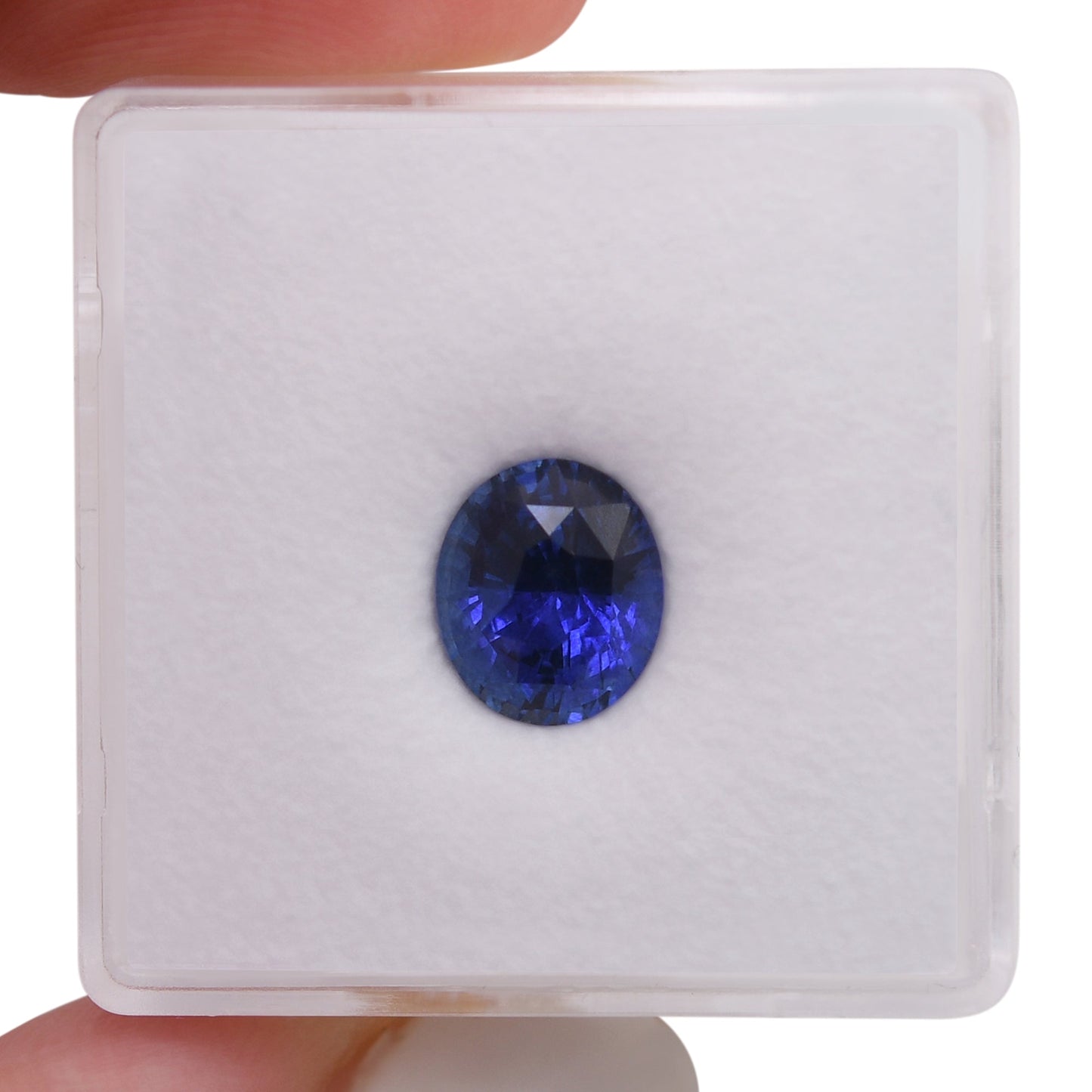 2,13 Karat blauer ovaler Saphir aus Sri Lanka