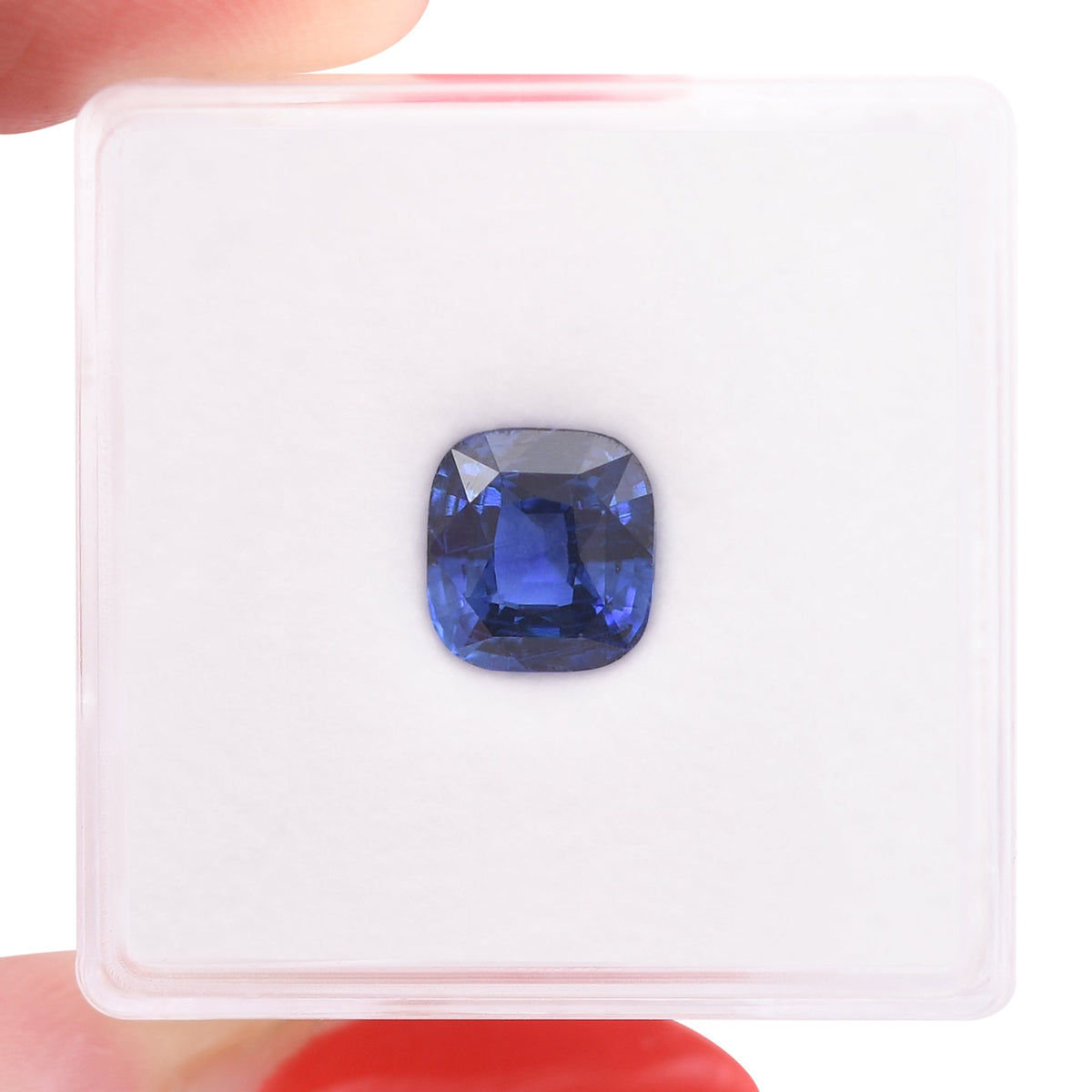 Kissenförmiger Saphir | 2,14 ct | Blau | Ref. 719438
