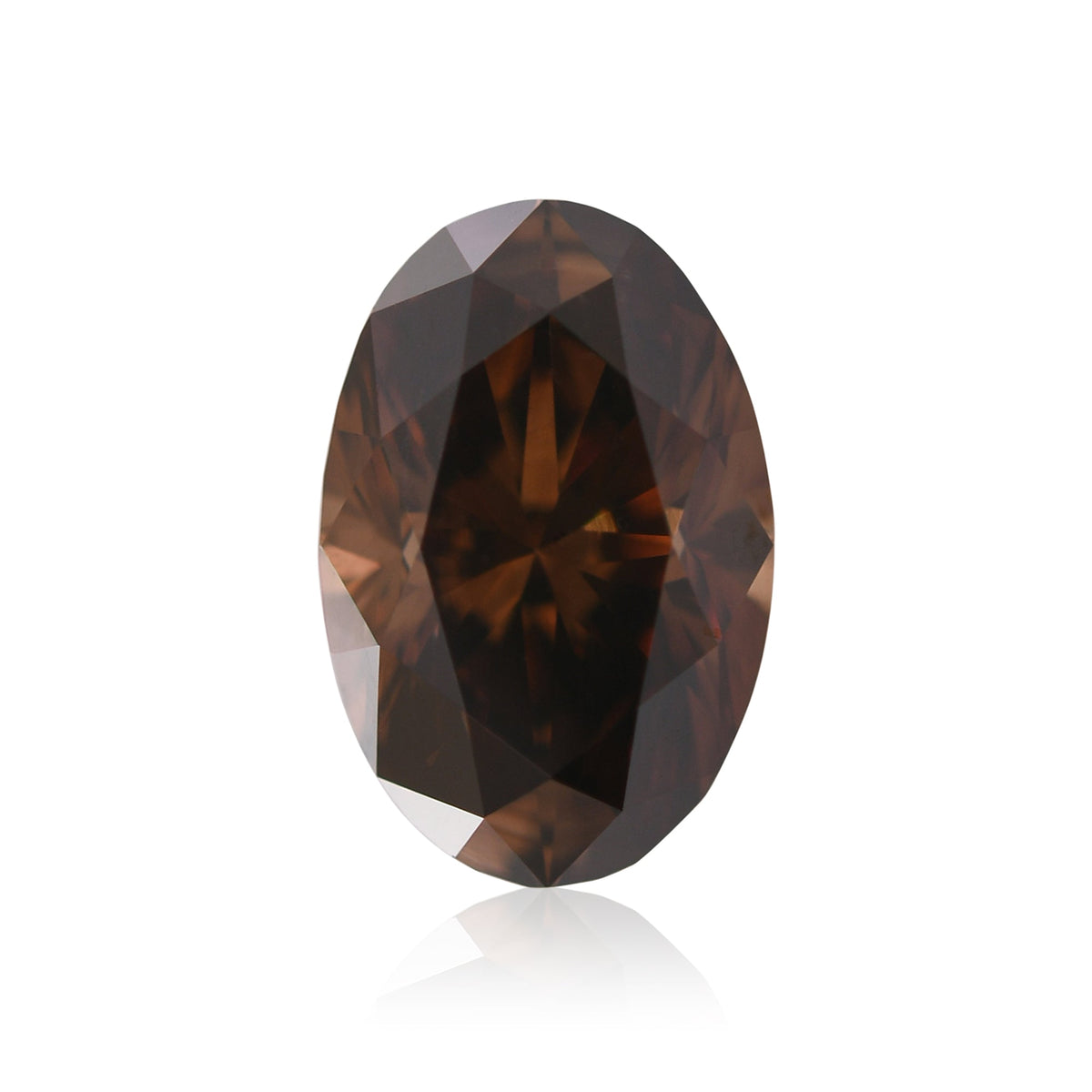 Ovaler Diamant | 2,17 ct | Dunkelorangebraun | SI1 | GIA | Ref. 722460