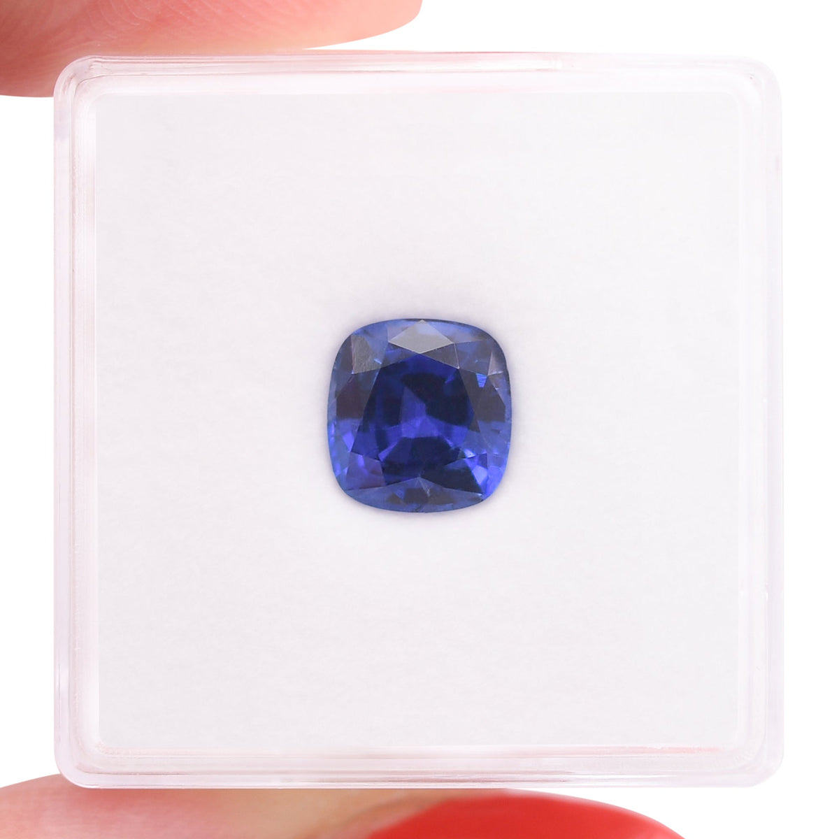 Kissenförmiger Saphir | 2,17 ct | Blau | Ref. 719433