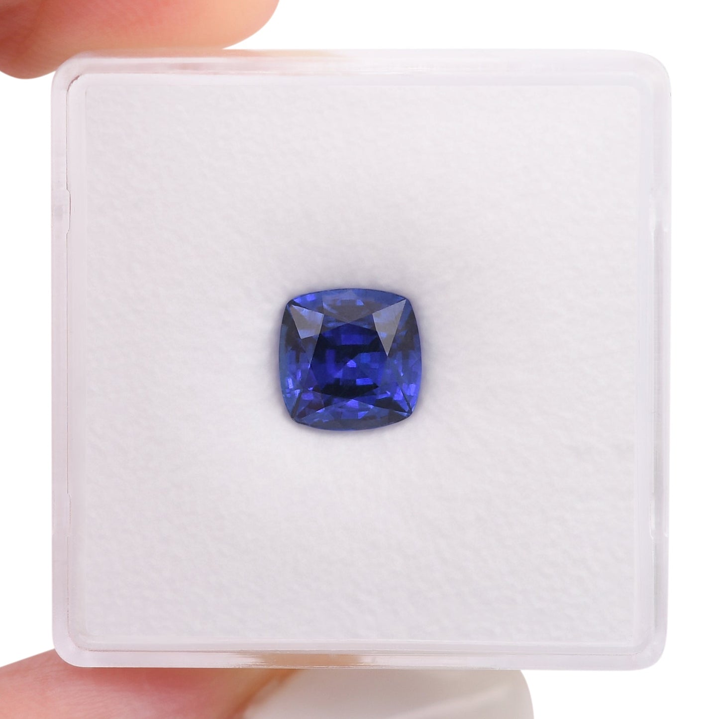 2,21 Karat blauer Kissen-Saphir aus Sri Lanka