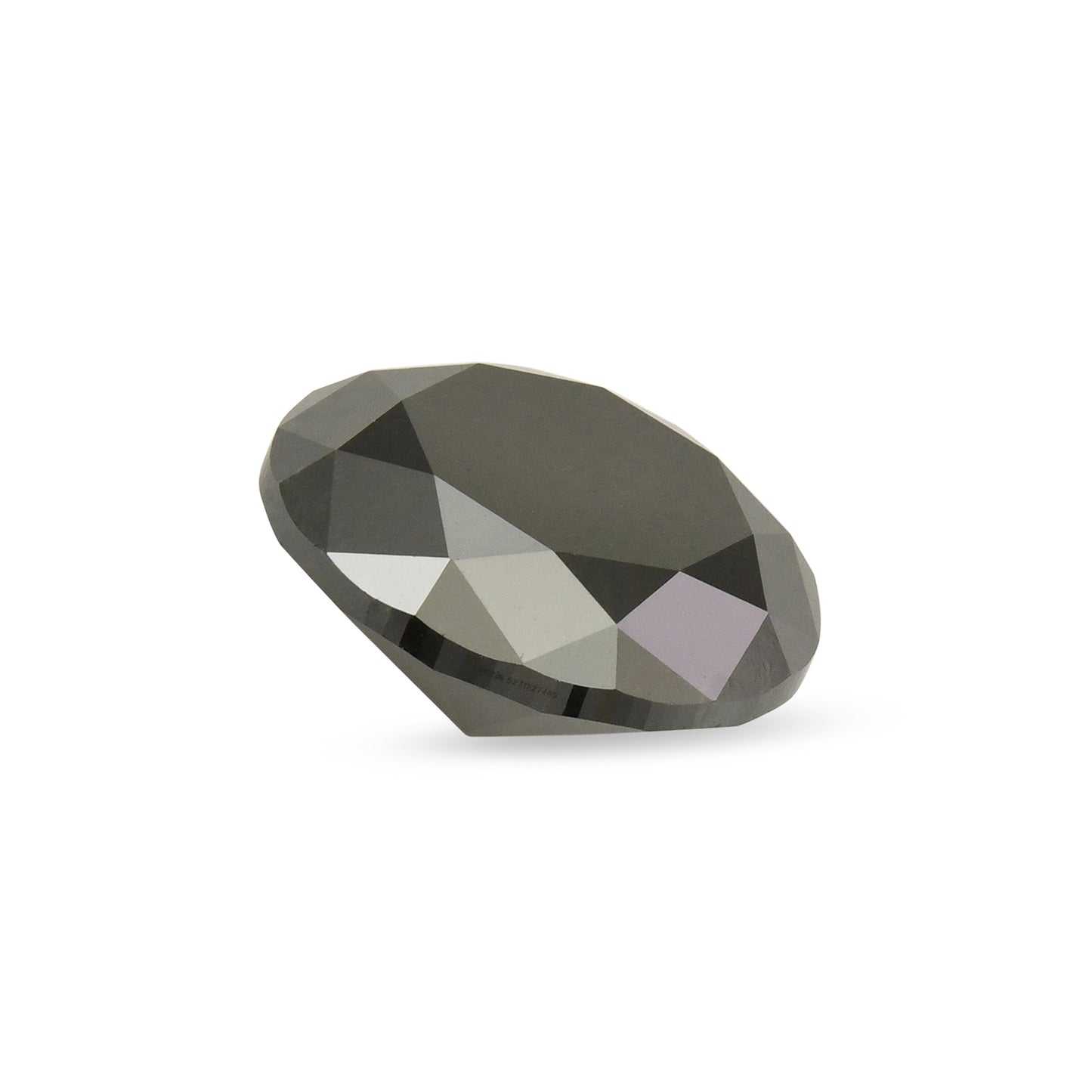 2,22 Karat Fancy Black Round Diamond GIA