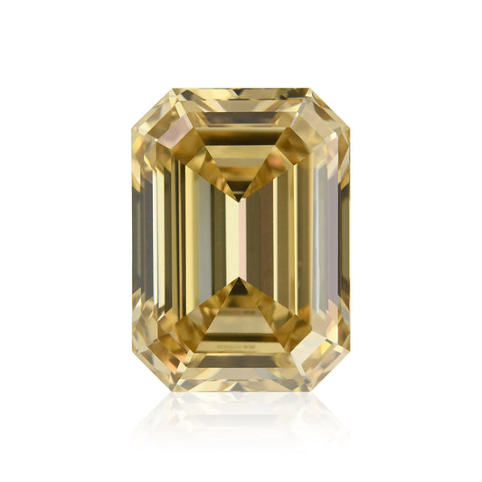 2,25 Karat Fancy Brown Yellow Emerald Diamond IF GIA