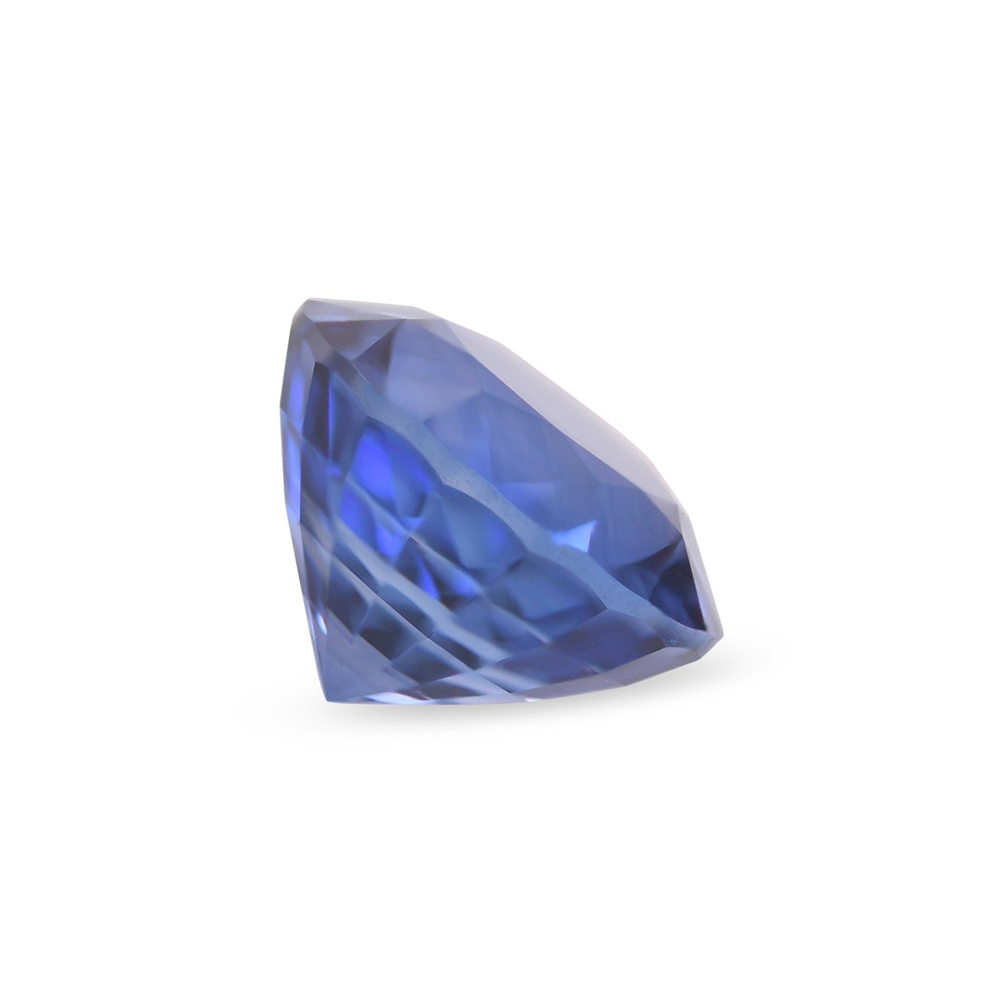 2,27 Karat blauer runder Saphir aus Sri Lanka