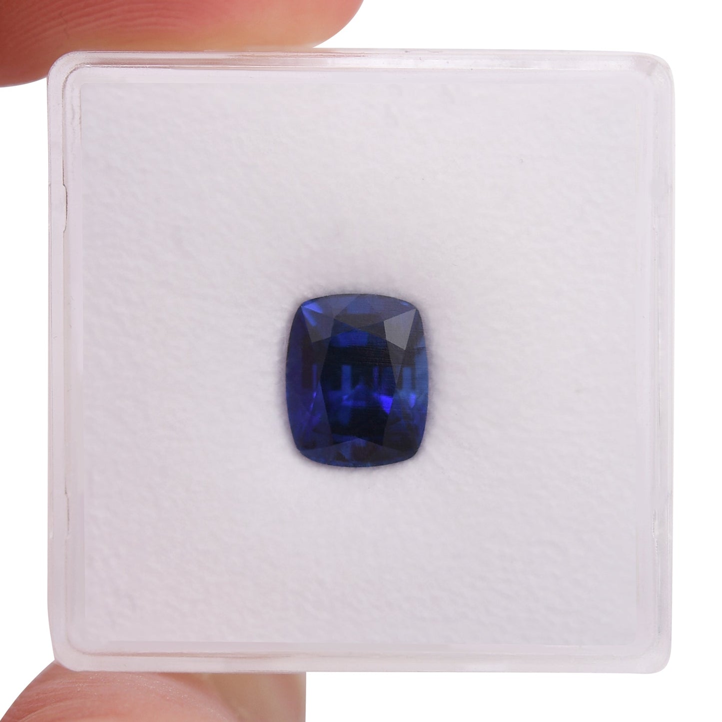 2,30 Karat blauer Kissen-Saphir aus Sri Lanka