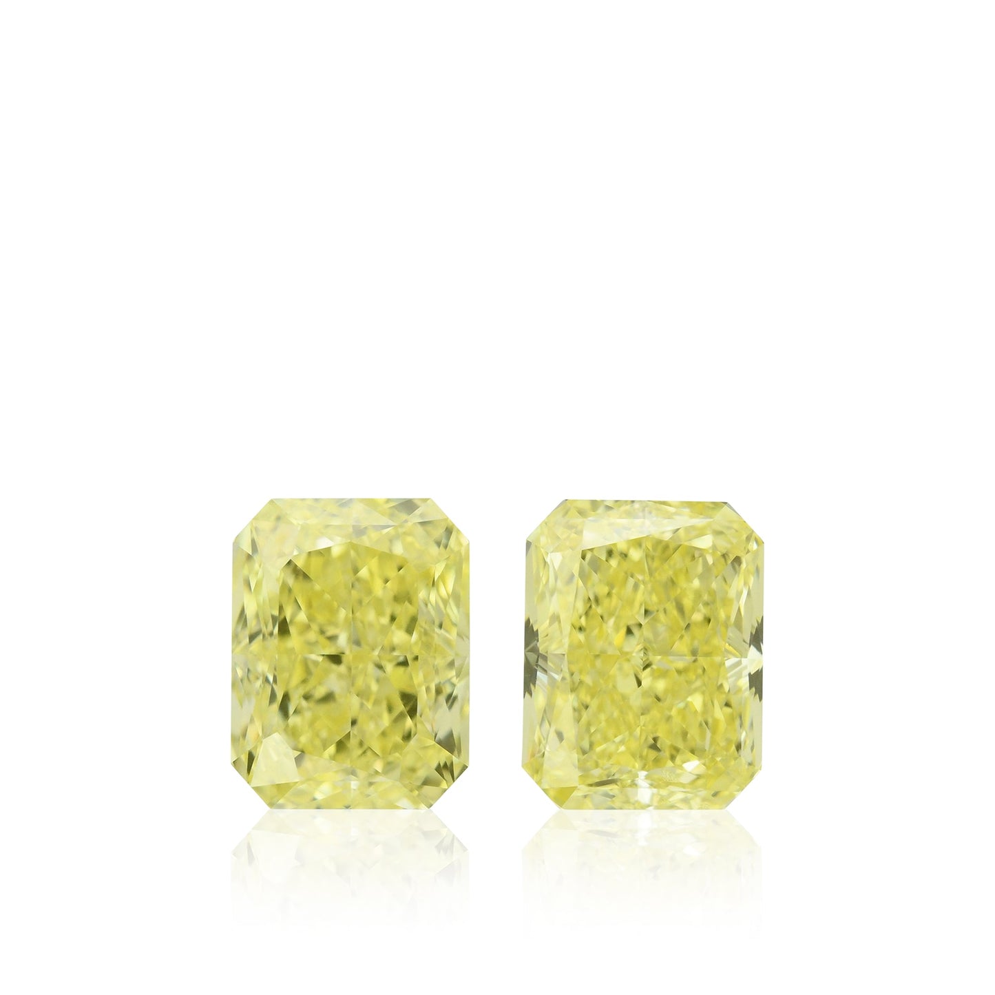 2,38 Karat Fancy Intense Yellow Radiant Diamanten VS2 GIA