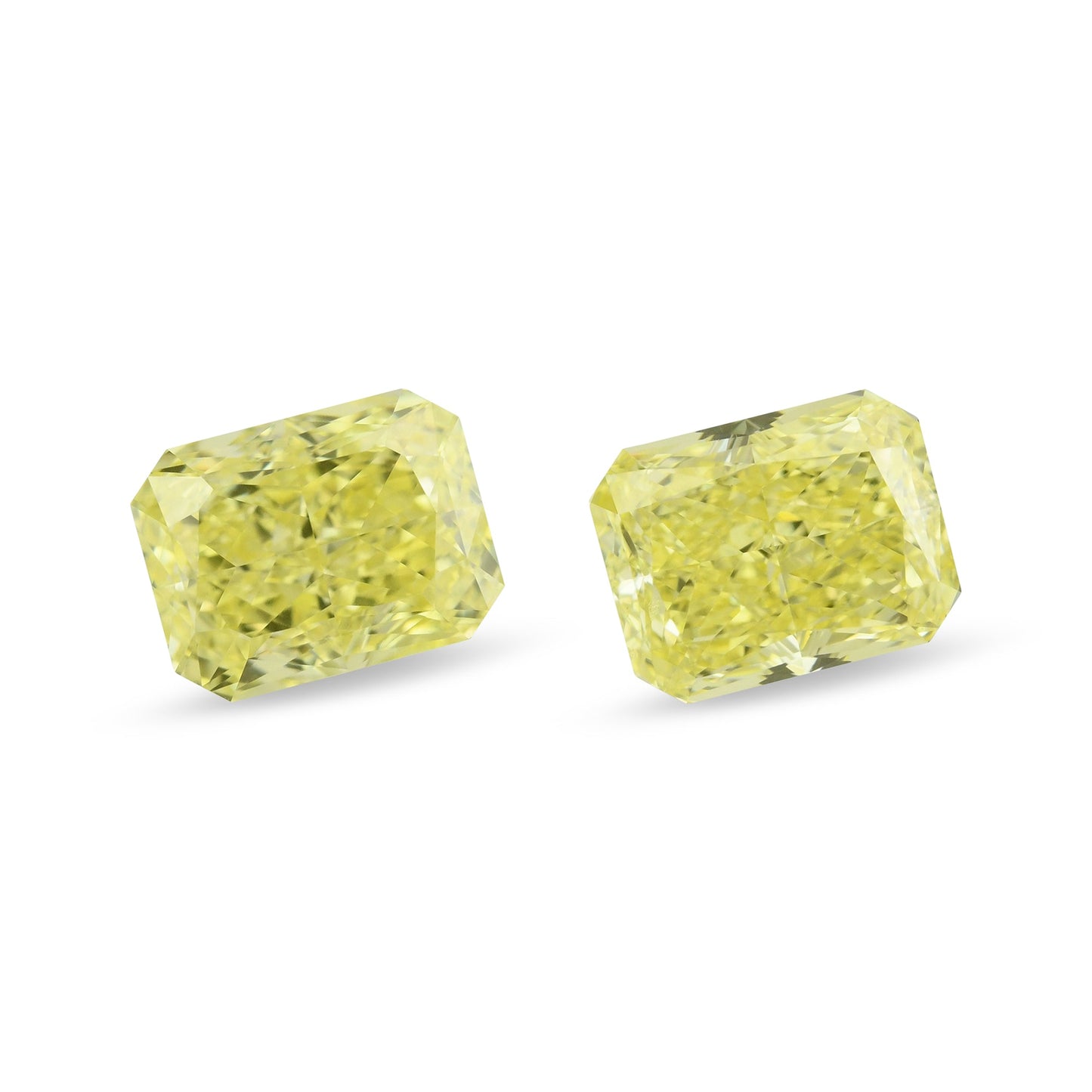 2,38 Karat Fancy Intense Yellow Radiant Diamanten VS2 GIA