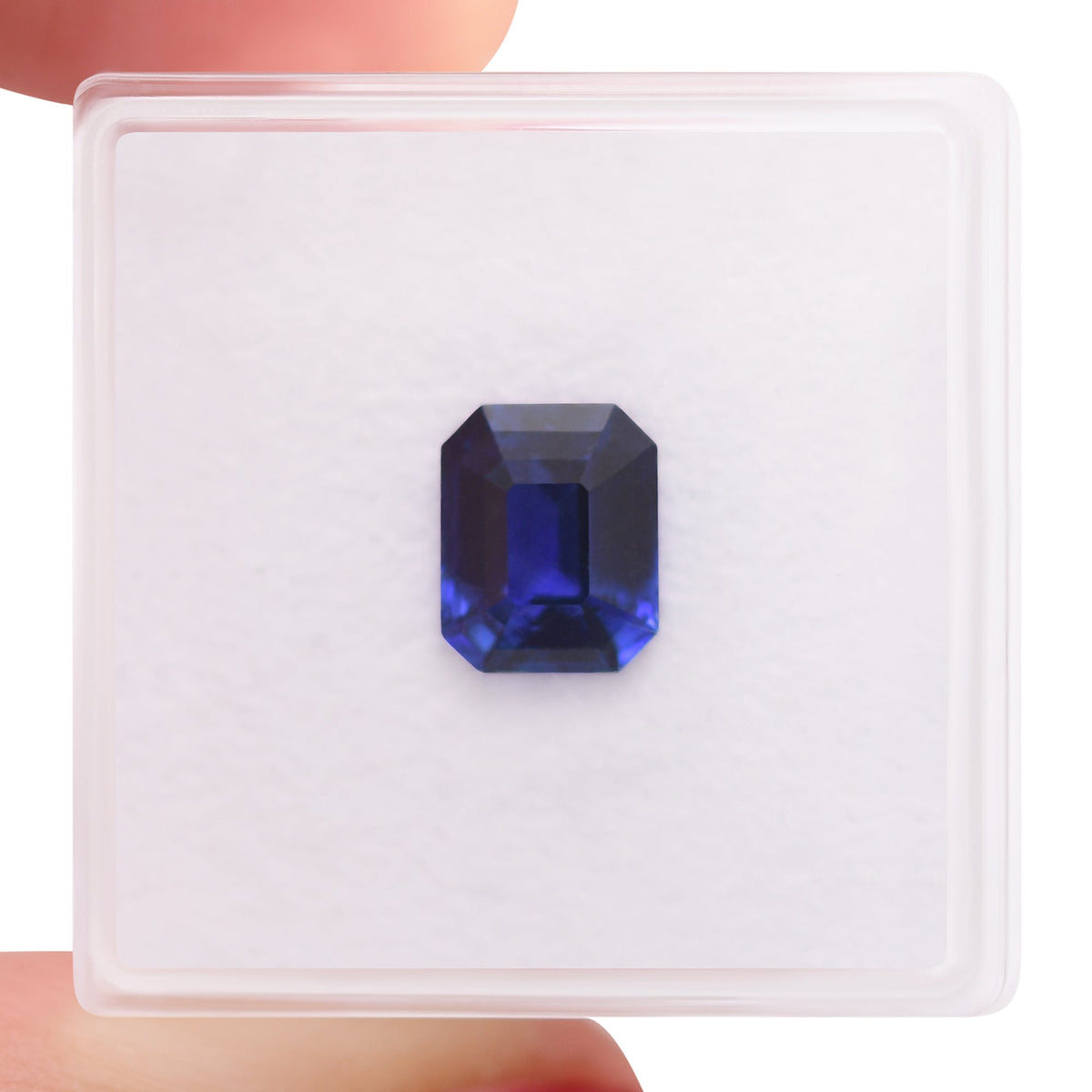 Smaragd-Saphir | 2,39 ct | Blau | Ref. 711565