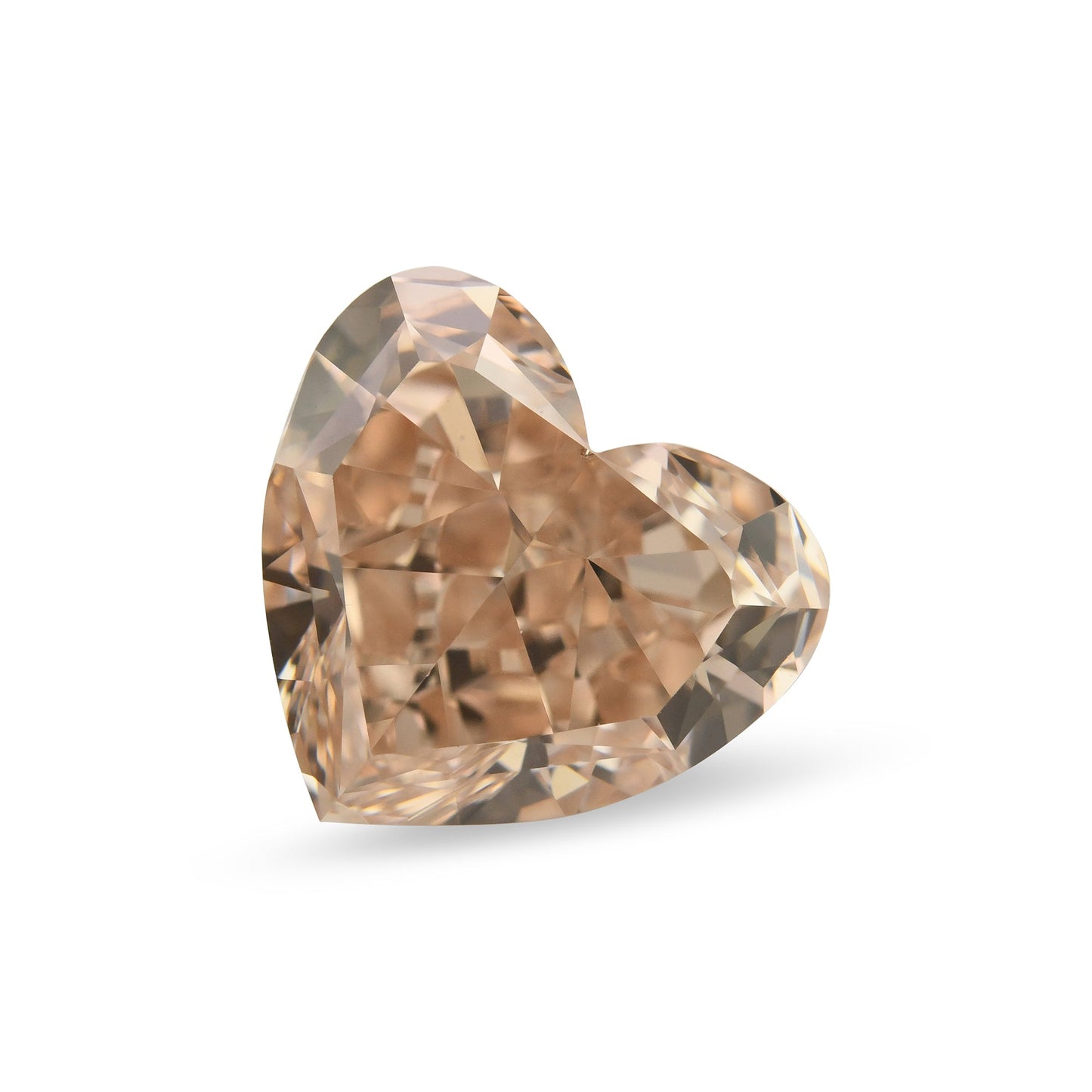 2,43 Karat Fancy Pink Brown Herzförmiger Diamant VVS2 GIA