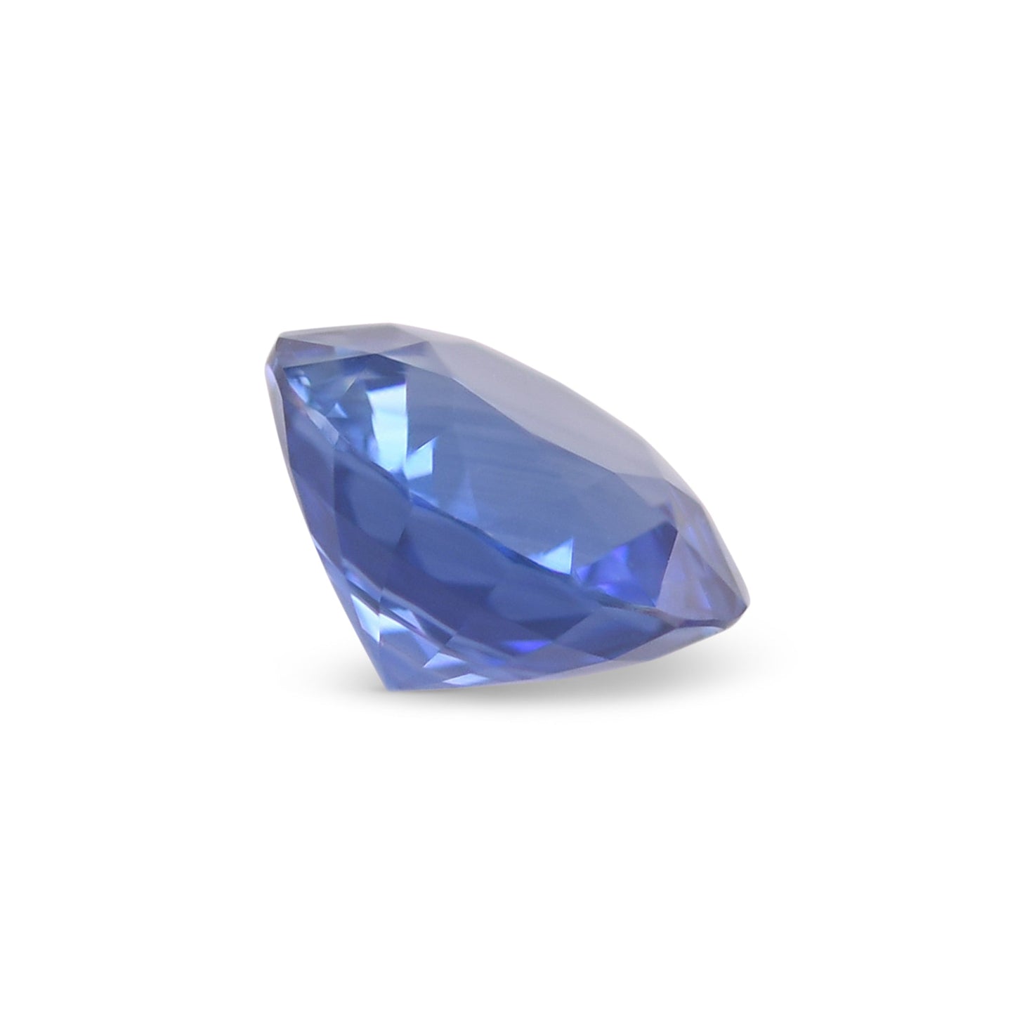 2,43 Karat blauer runder Saphir aus Sri Lanka