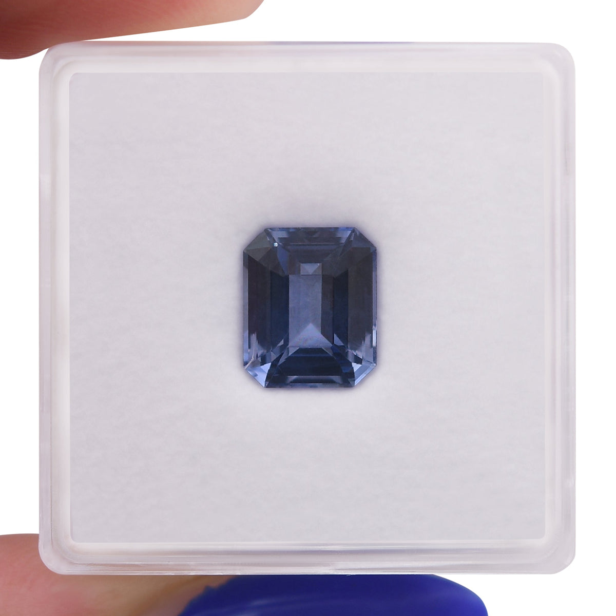 Emerald Sapphire | 2.45 ct | Blue | GIA | Ref 722683