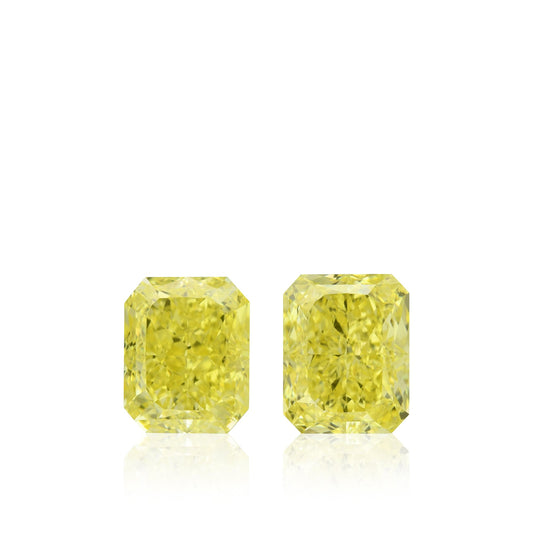 2,46 Karat Fancy Intense Yellow Radiant Diamanten VS1 GIA