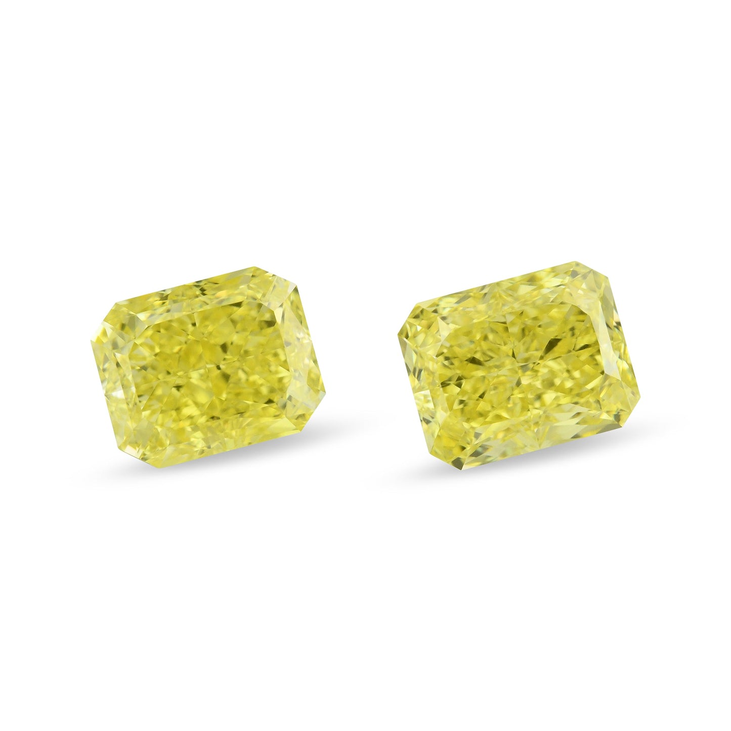 2,46 Karat Fancy Intense Yellow Radiant Diamanten VS1 GIA