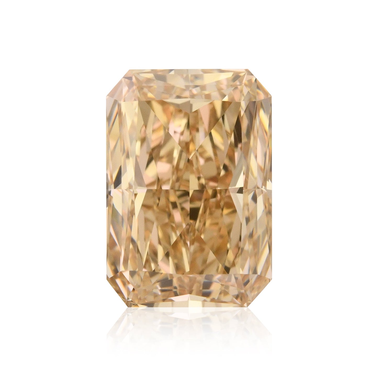 2,51 Karat Fancy Yellow Brown Radiant Diamant VS1 GIA