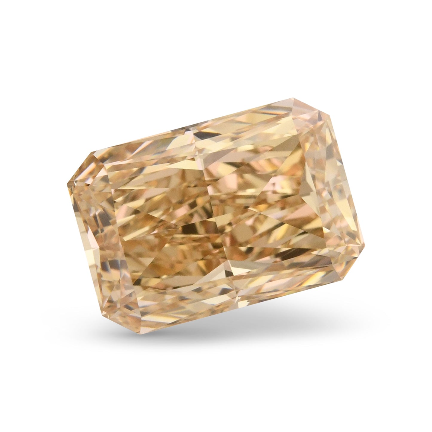 2,51 Karat Fancy Yellow Brown Radiant Diamant VS1 GIA